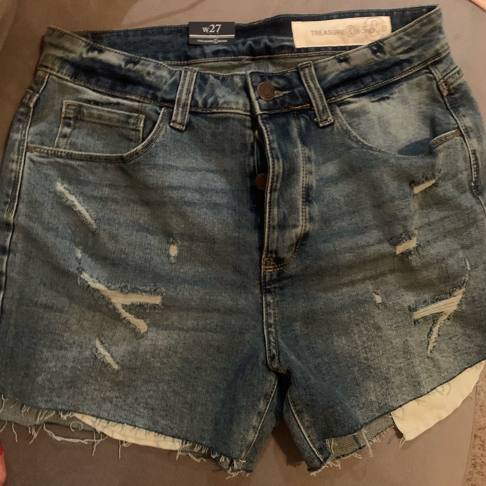 Treasure & Bond denim jean shorts